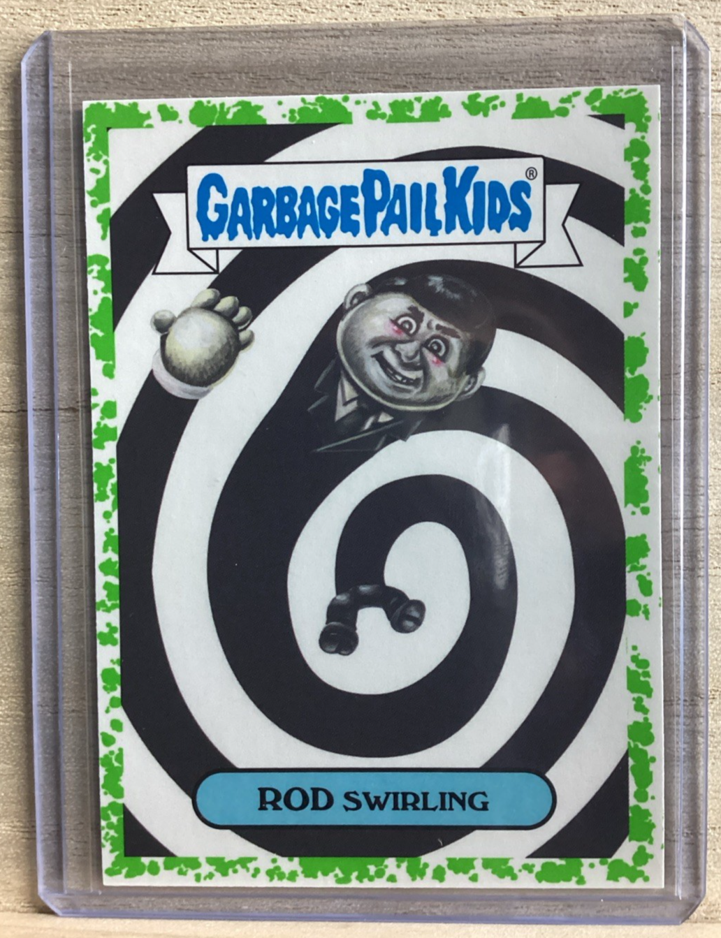2018 Topps Garbage Pail Kids - Rod Swirling - Green