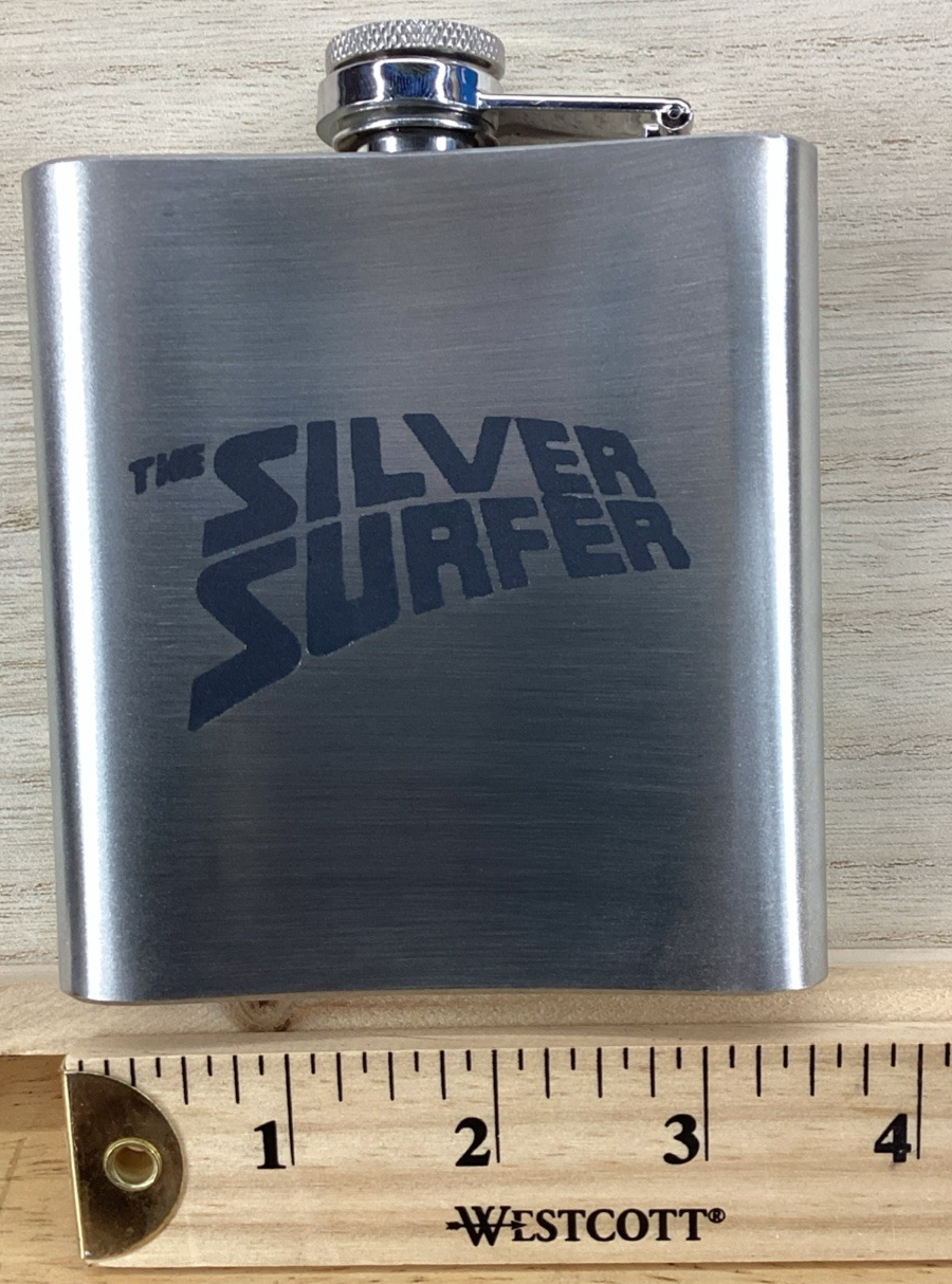 Laser Engraved 6 oz Stainless Steel Flask - SS
