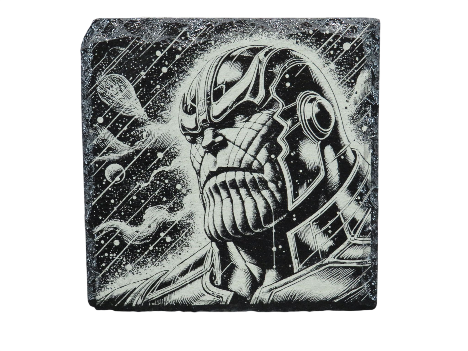 Laser Engraved Slate Coaster - MV4