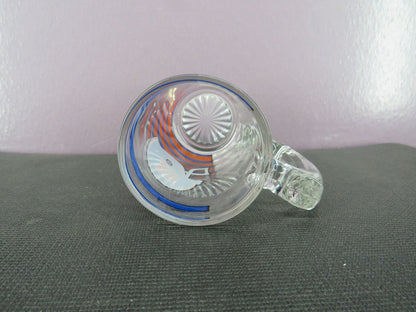 Vintage Denver Broncos Beer Mug Stein Tall Glass 1980s NFL