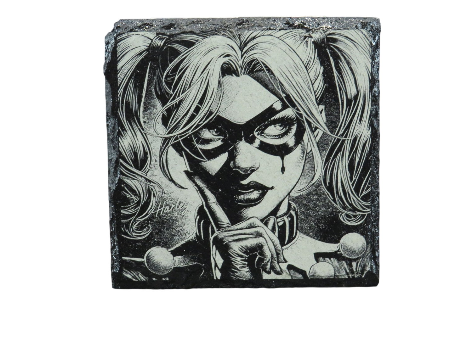 Laser Engraved Slate Coaster - DC16