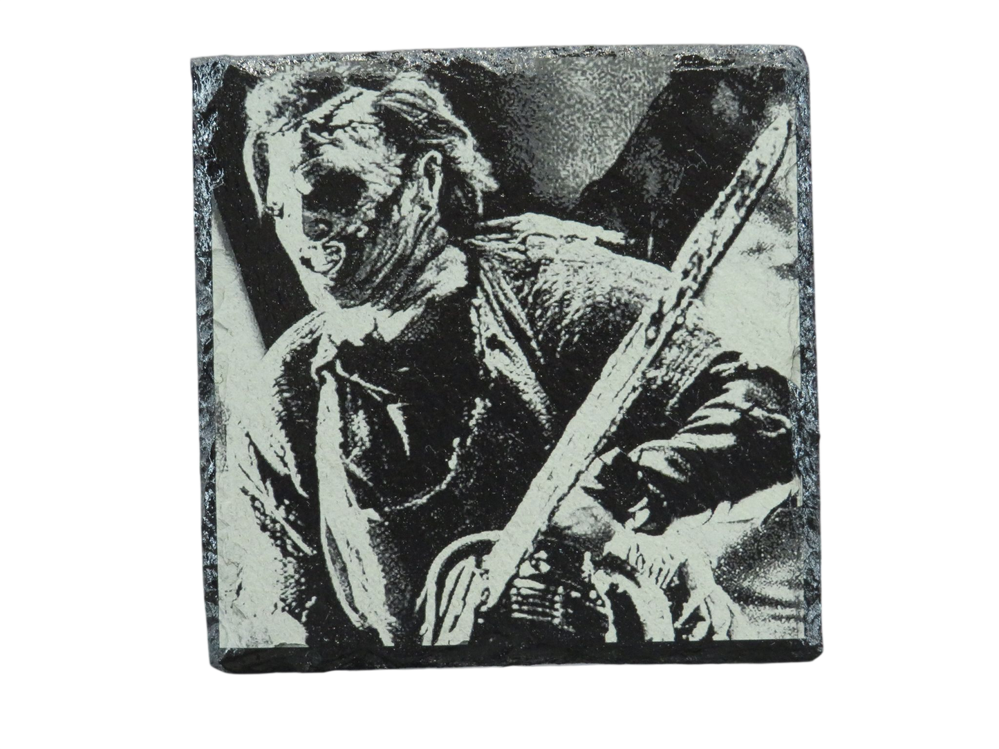 Laser Engraved Slate Coaster - LF3