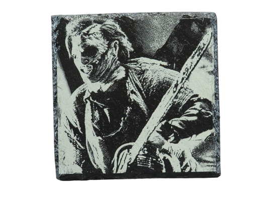 Laser Engraved Slate Coaster - LF3