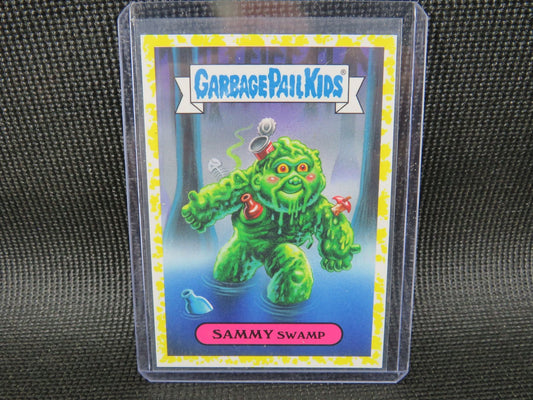 2018 Garbage Pail Kids '80s Sci-Fi Sticker Sammy Swamp #1a of 10 - Yellow0