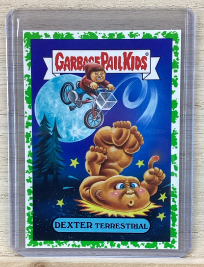 2018 Topps Garbage Pail Kids - Dexter Terrestrial - Green