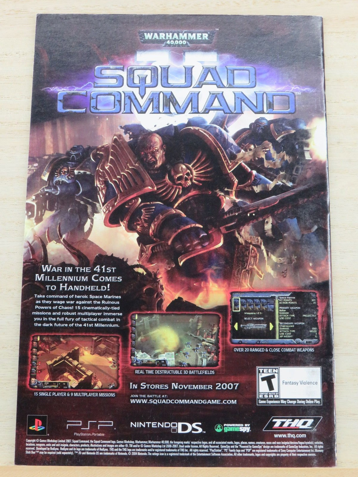 Warhammer 40,000 Blood and Thunder #3 Jan 2008 - BOOM Studios Comic Cover B2