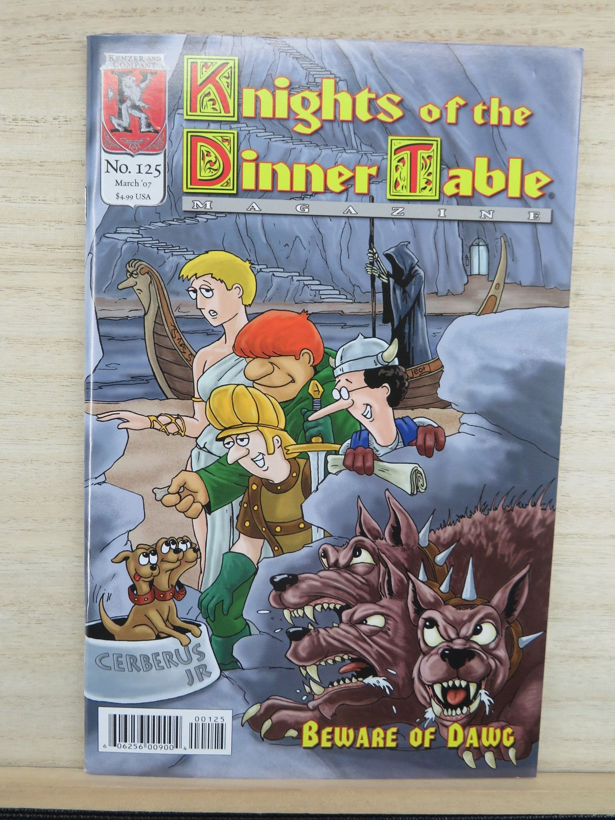 Knights of the Dinner Table Magazine #125 Mar 2007 - Kenzer and Company