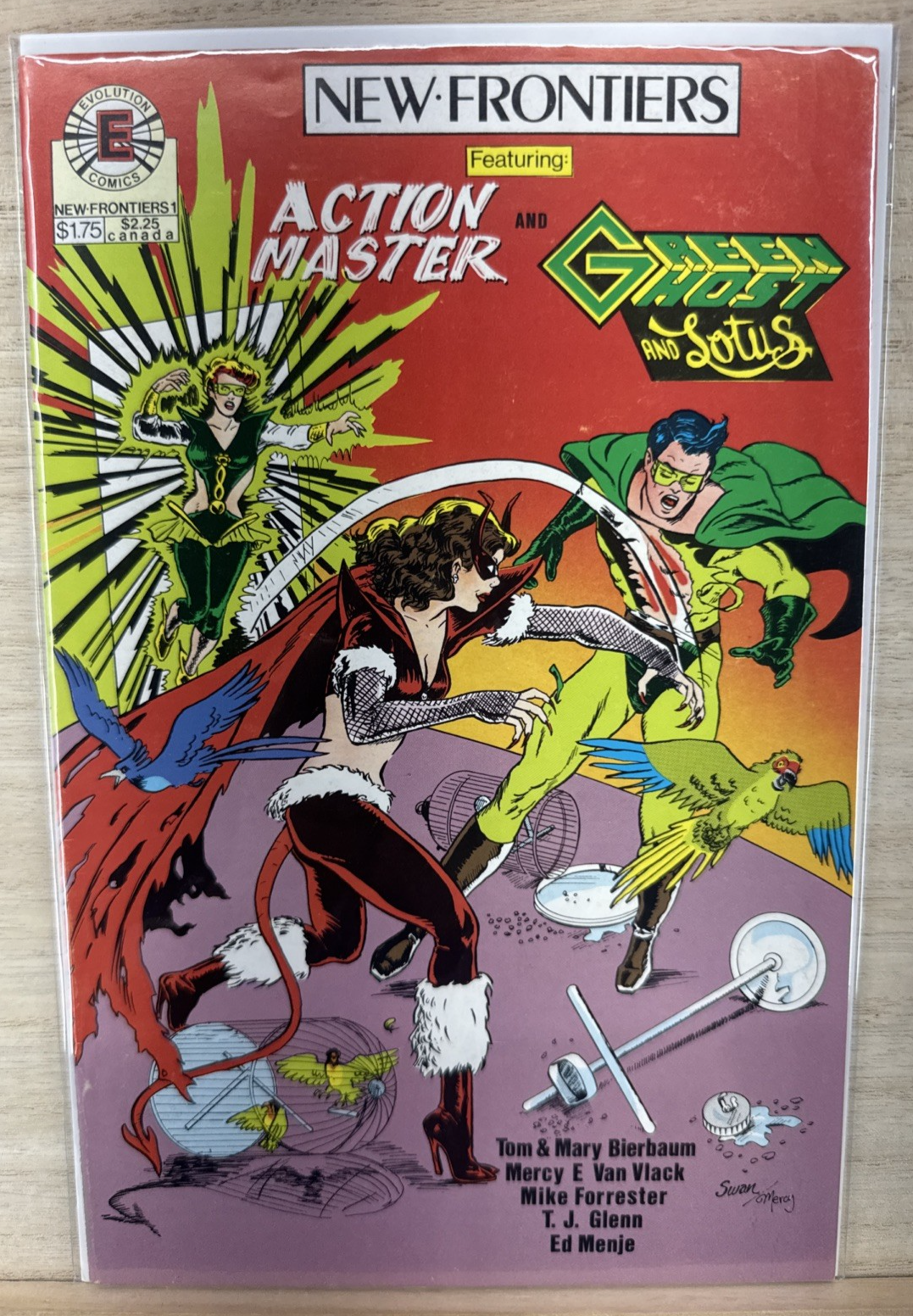 New Frontiers Featuring Action Master & Green Ghost #1 - 1991 - Evolution Comic