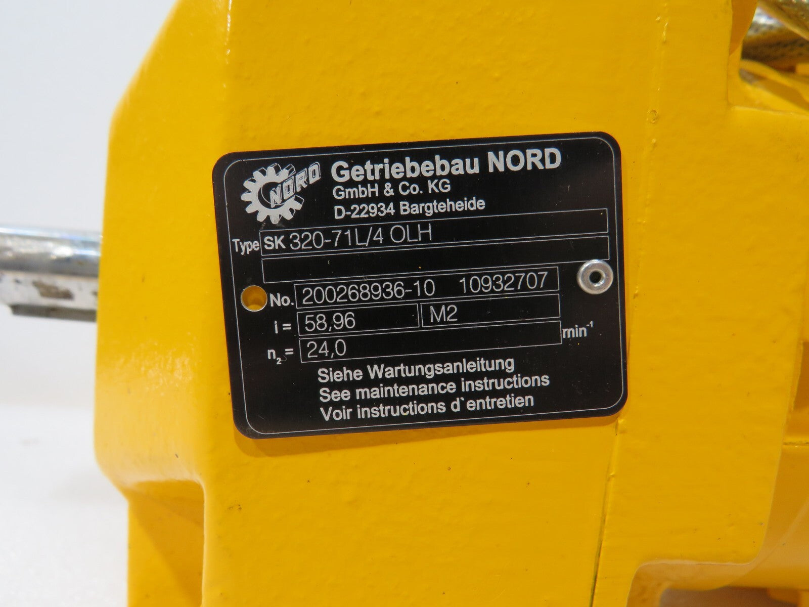 Getriebebau Nord SK 320-71L/4 OLH - Nascar Team Racing Arcade Hydraulic Motor