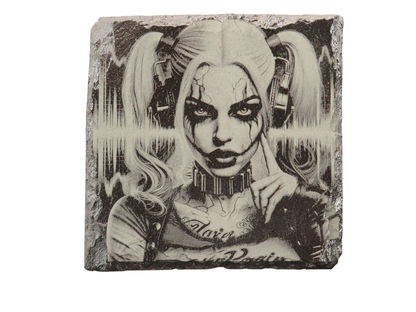 Laser Engraved Slate Coaster - DC6
