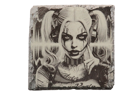 Laser Engraved Slate Coaster - DC6