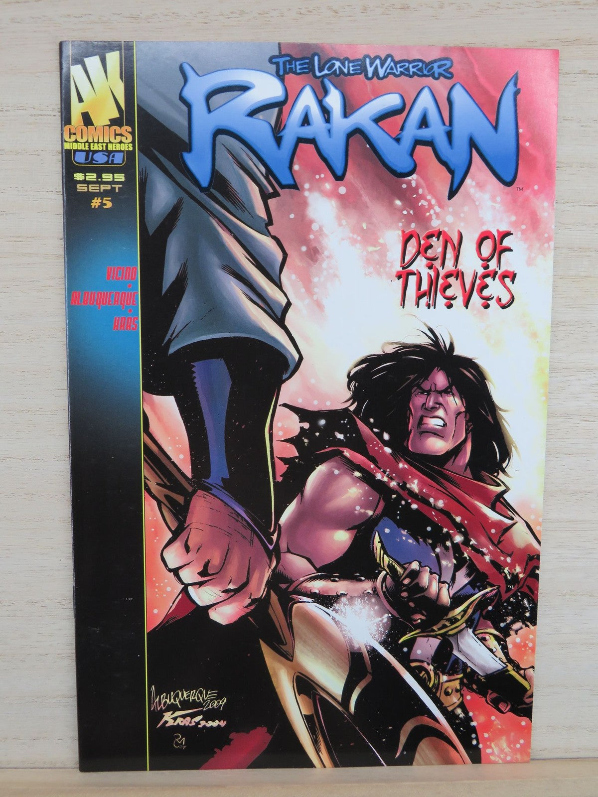 Rakan: The Lone Warrior #5 Den of Thieves Sept 2006 - AK Comics