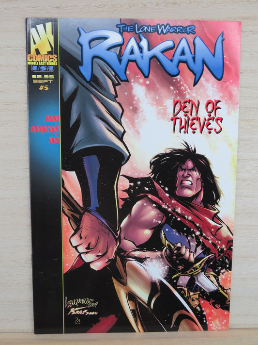 Rakan: The Lone Warrior #5 Den of Thieves Sept 2006 - AK Comics