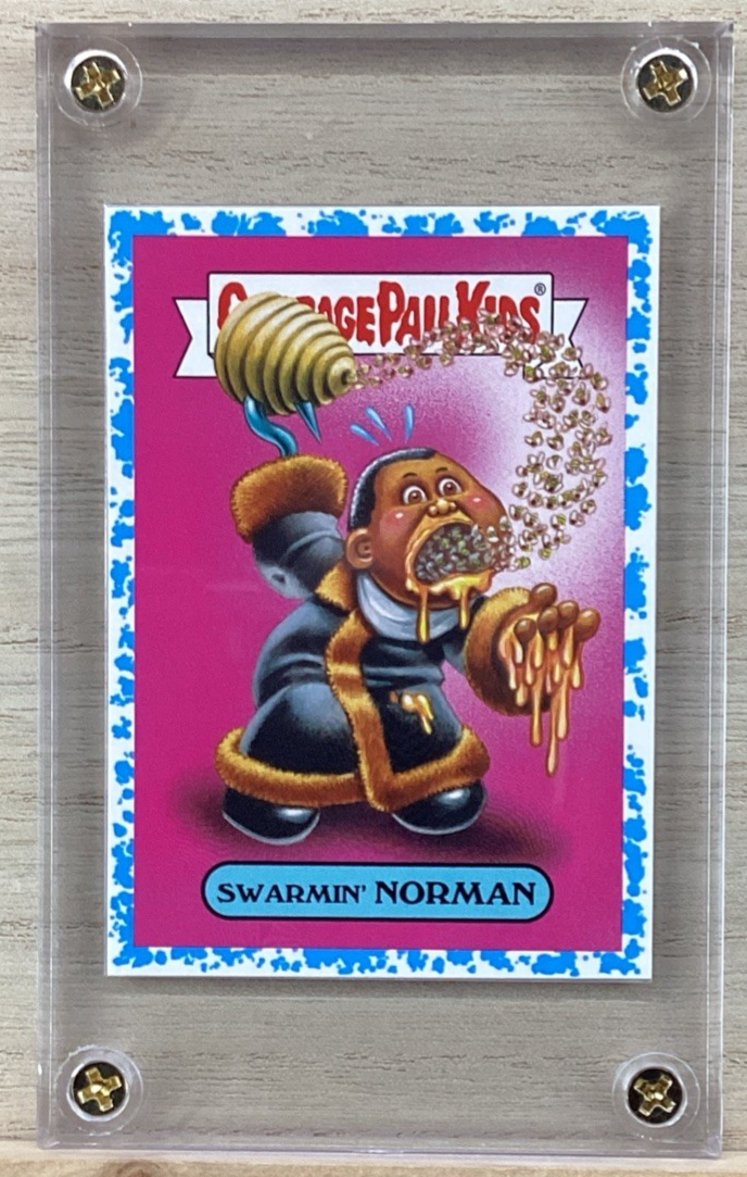 2018 Topps Garbage Pail Kids - Swarmin Norman - Blue 36/99
