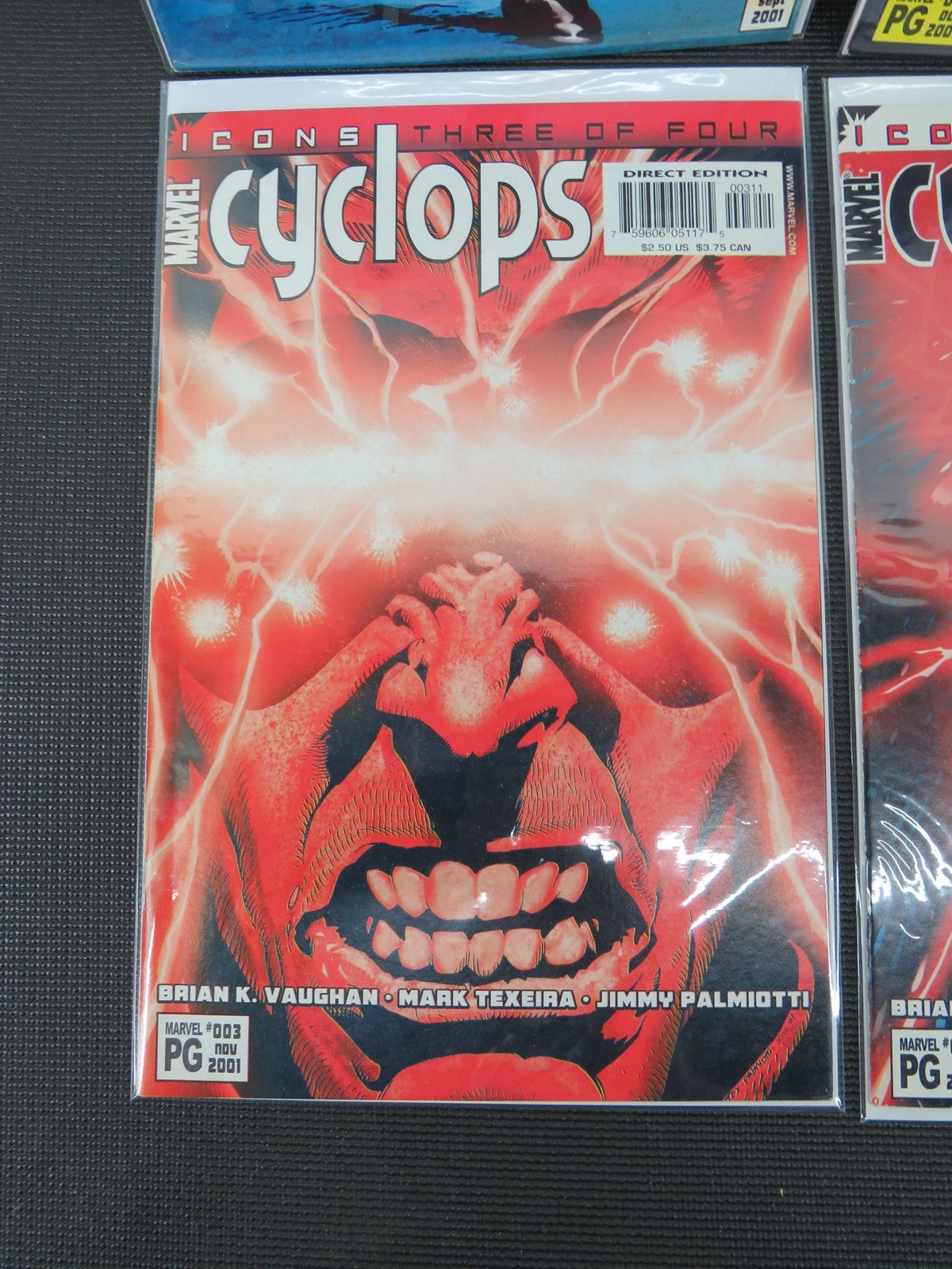 Cyclops Icons #1-4 Complete Set 2001 - Marvel Comics3