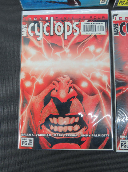 Cyclops Icons #1-4 Complete Set 2001 - Marvel Comics3