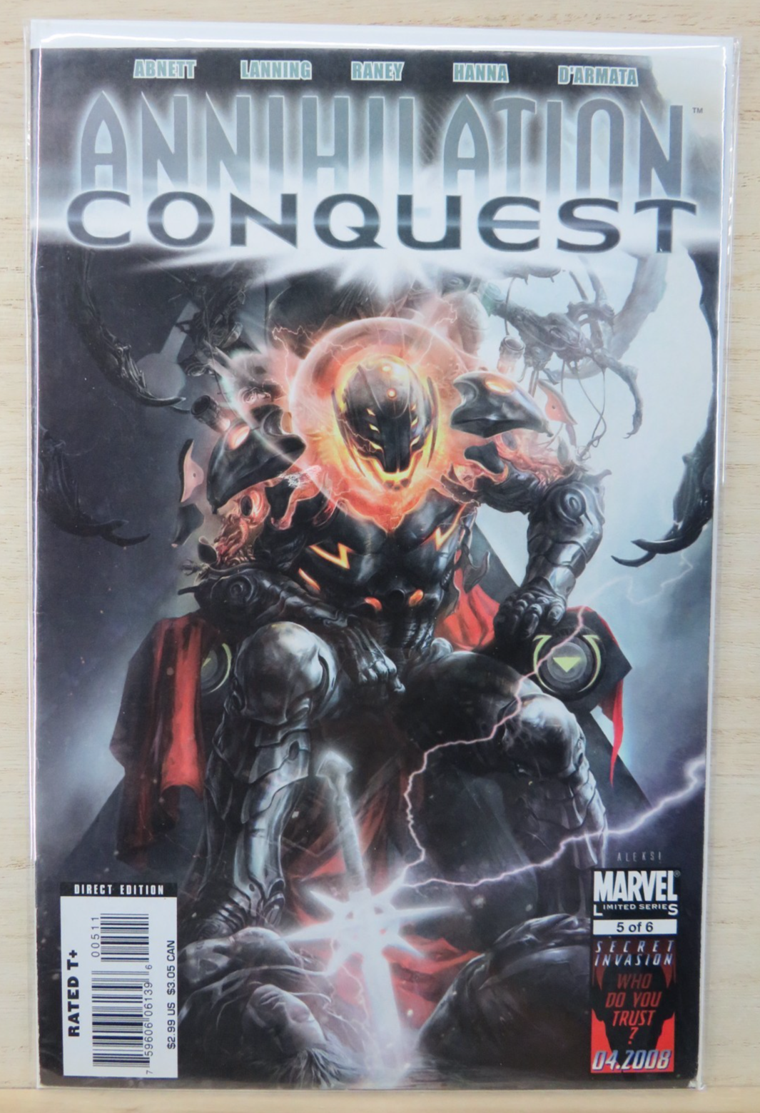 Annihilation: Conquest #5 of 6 - Marvel Comic Book - 2008