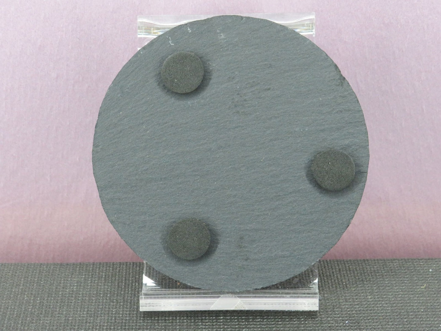 Laser Engraved Round Slate Coaster - SW10