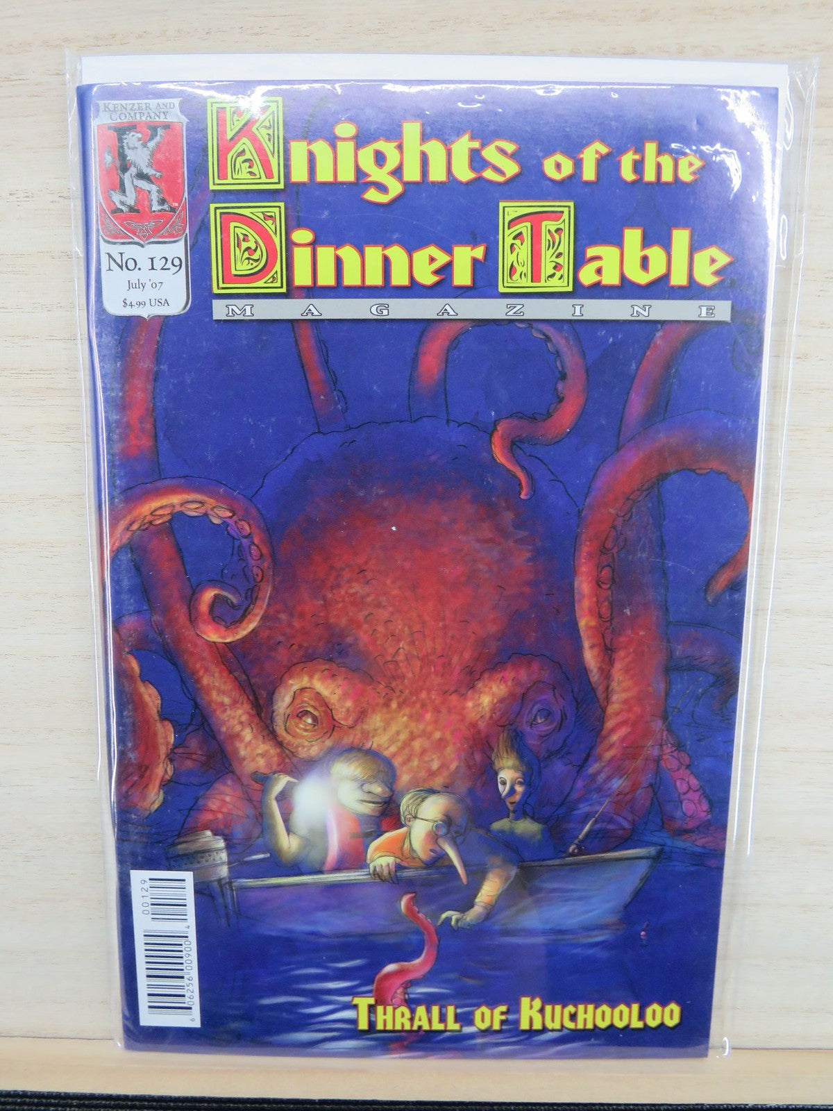 Knights of the Dinner Table Magazine #129 July 2007 Thrall of Kuchooloo - Kenzer