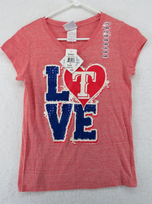 5th & Ocean Texas Rangers MLB Women's XL T-Shirt0