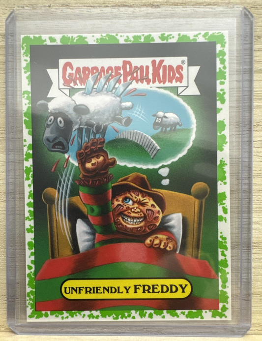 2018 Topps Garbage Pail Kids - Unfriendly Freddy - Green