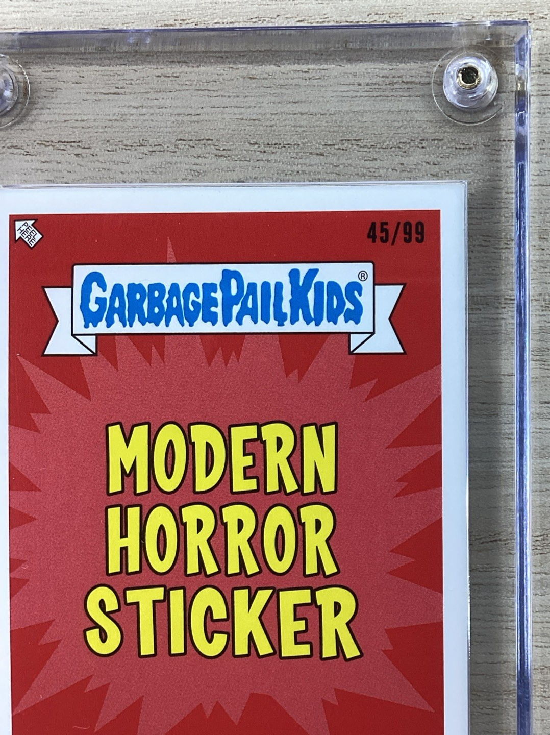 2018 Topps Garbage Pail Kids - Snot Dot - Blue 45/99