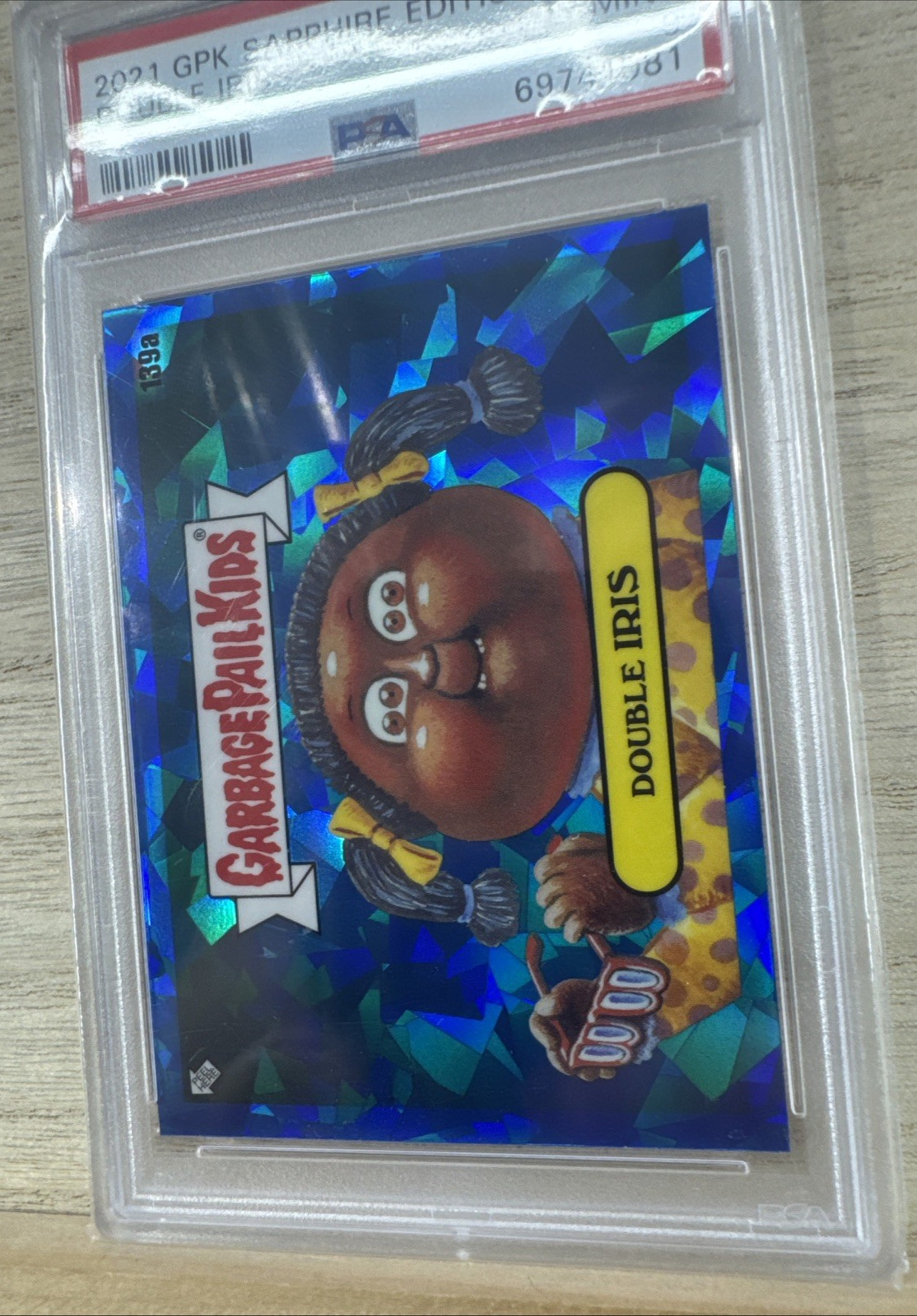 2021 Garbage Pail Kids Sapphire Edition - Double Iris #139a - PSA 9