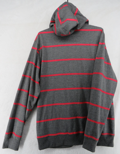 Chalc Striped Zip Up Hoodie - Men's Size XXL