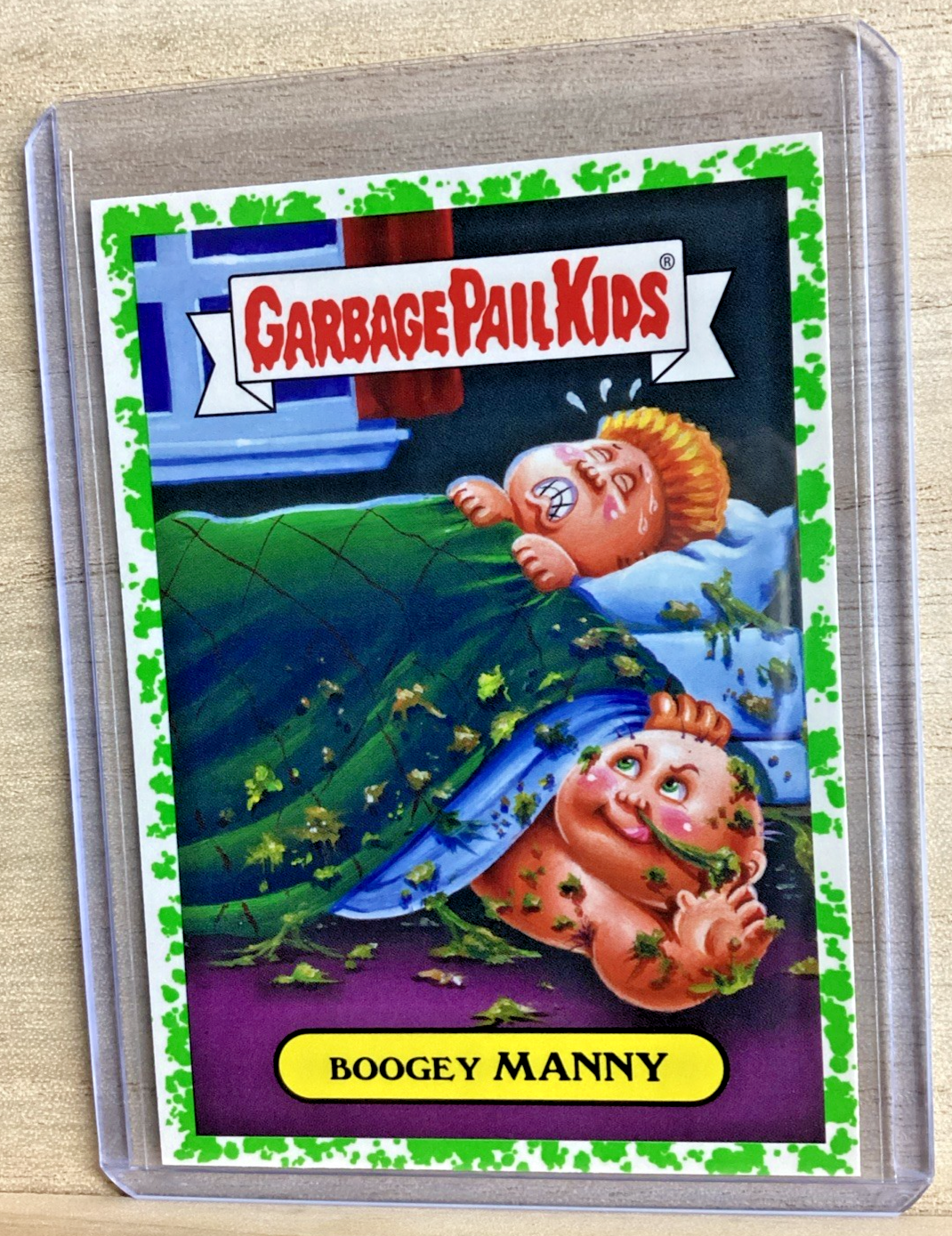 2018 Garbage Pail Kids - Boogey Manny - Green