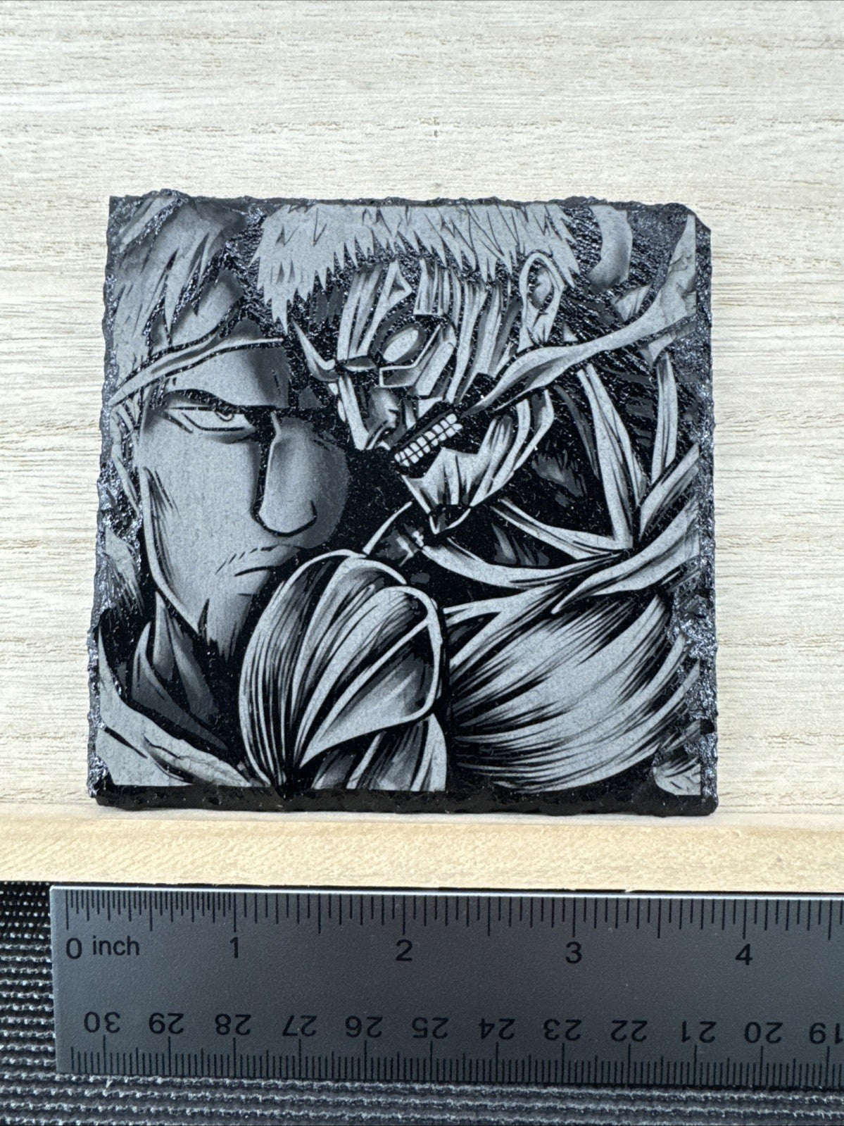Laser Engraved Slate Coaster - AOT - Reiner