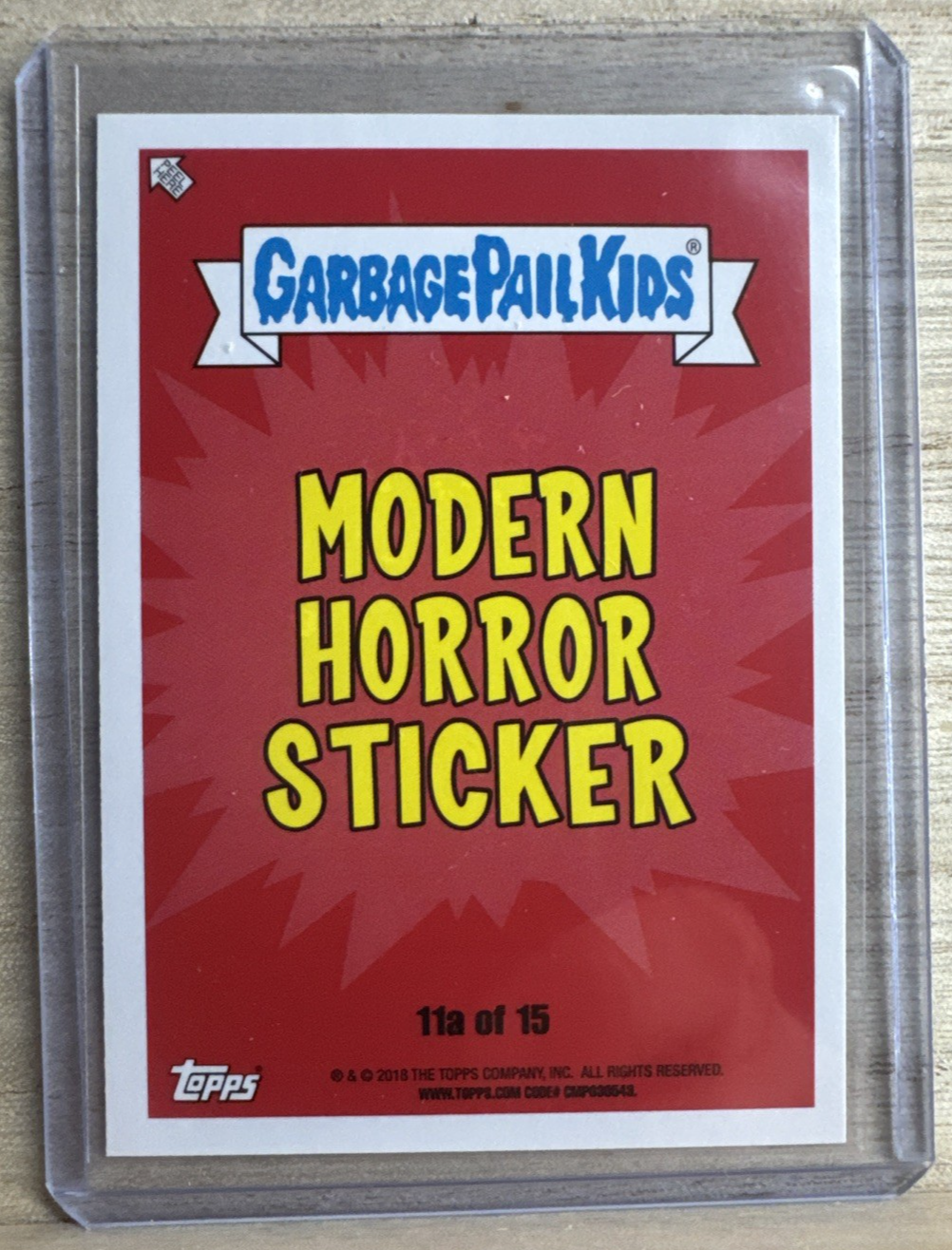 2018 Topps Garbage Pail Kids - Trem Murray - Yellow