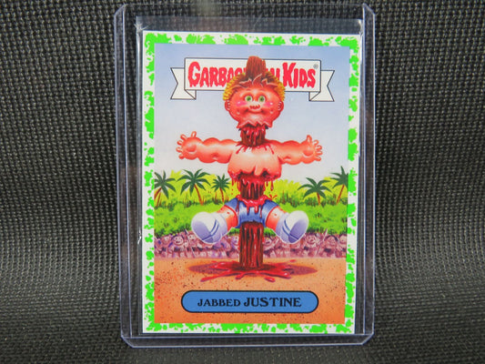 2019 Topps Cult Horror Series - Jabbed Justine #3b of 20 - Green0