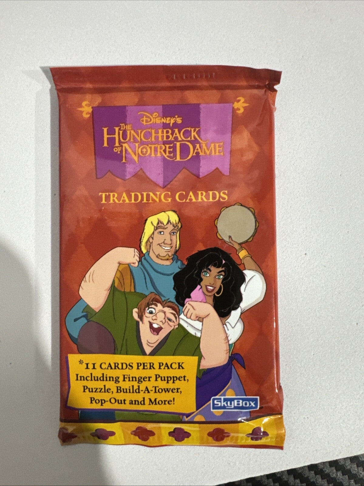 Disney’s Hunchback of Notre Dame Trading Cards Lot of 12 Factory Sealed Packs