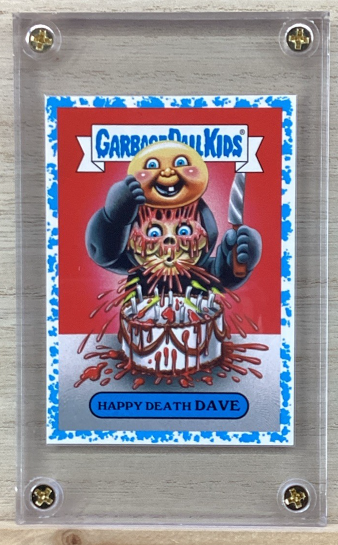 2018 Topps Garbage Pail Kids - Happy Death Dave - Blue 25/99