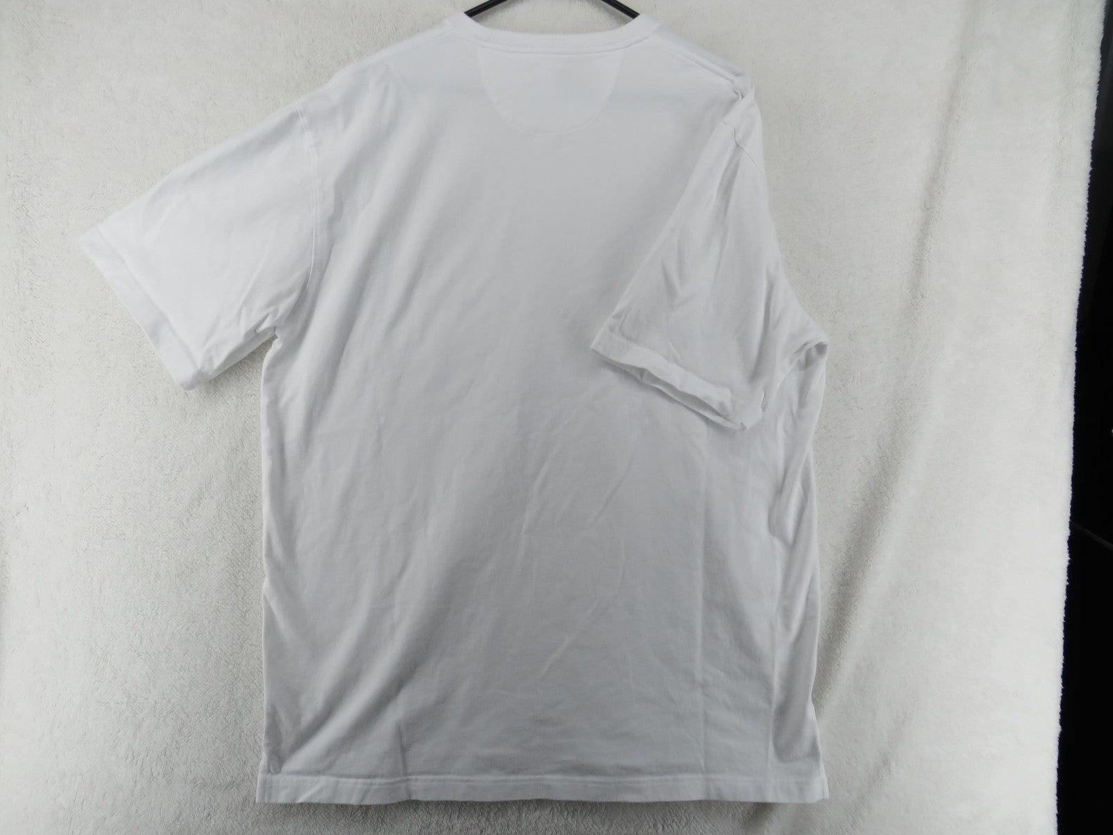 Duluth Trading Co T Shirt - Men's Large Longtail - Short Sleeve White Cotton