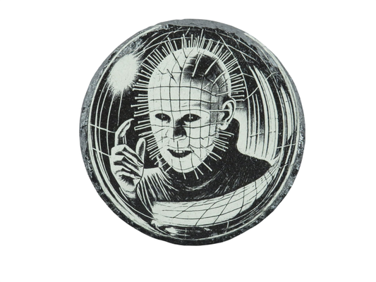 Laser Engraved Round Slate Coaster - PH2