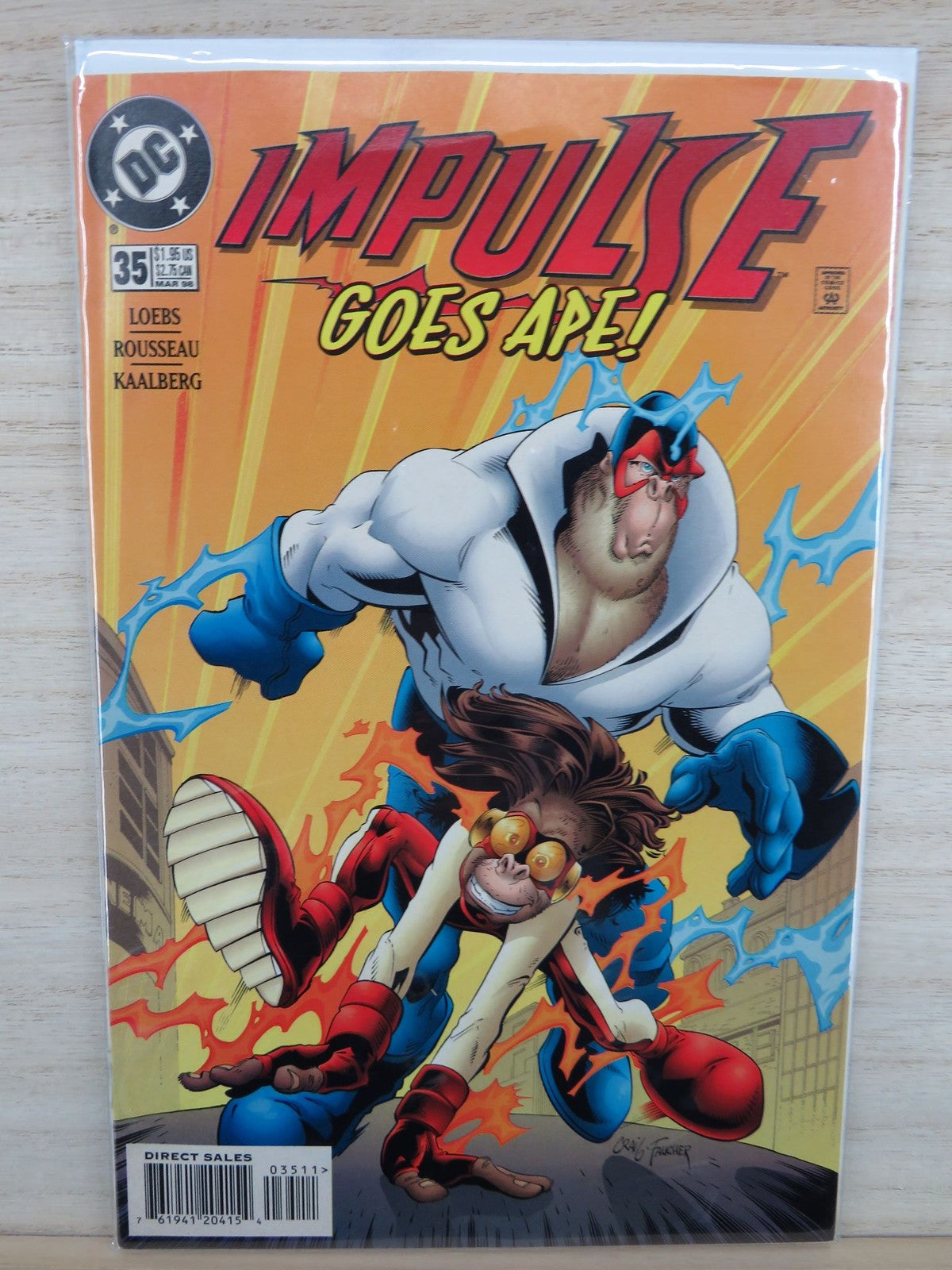 Impulse Goes Ape! #35 March 1998 - DC Comic