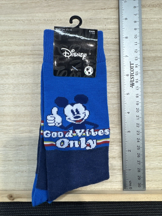 Disney Mickey Mouse Socks - Size 10-13