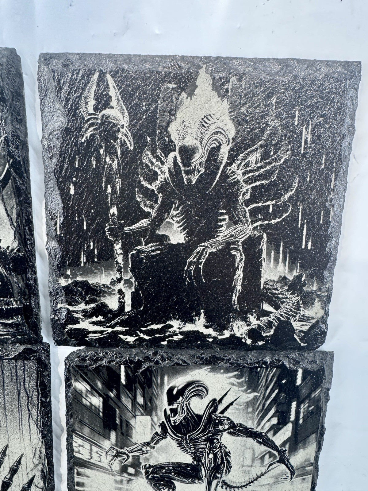 Slate Coaster Set Of 4 - Alien