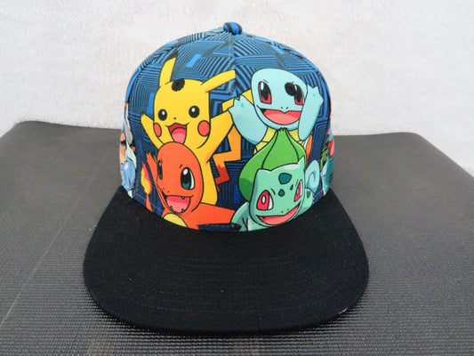 Pokemon Hat - Unisex Snapback - Pikachu Charizard Bulbasaur Squirtle