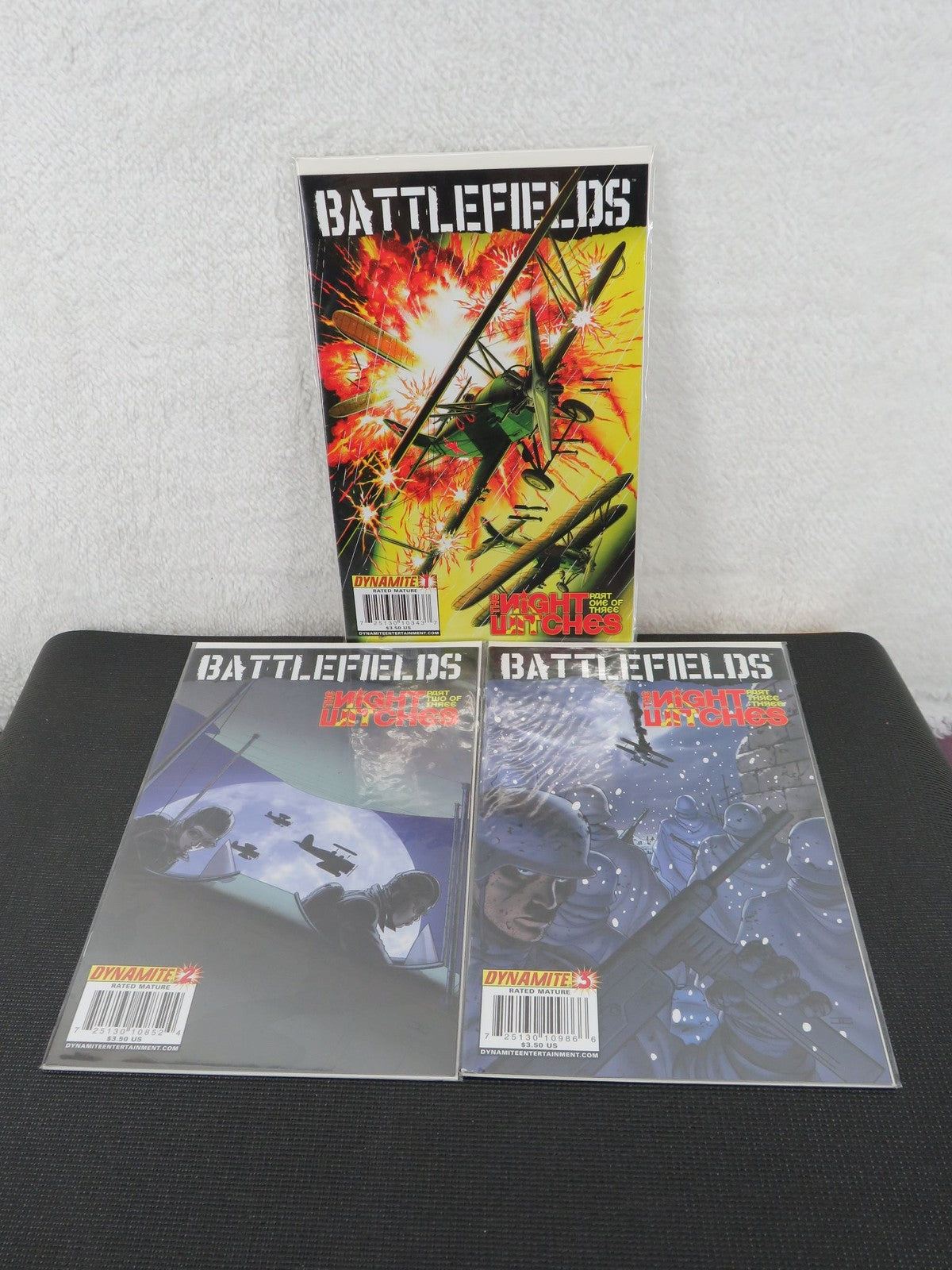 Battlefields Night Witches Comic Lot #1 #2 #3 2008 - Dynamite0