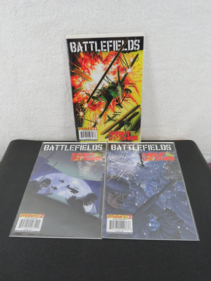 Battlefields Night Witches Comic Lot #1 #2 #3 2008 - Dynamite0