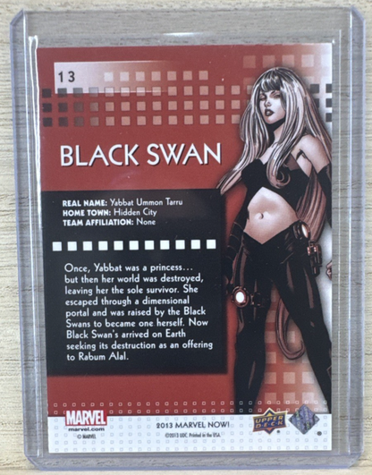 2013 Upper Deck Marvel Now SILVER - #13 Black Swan