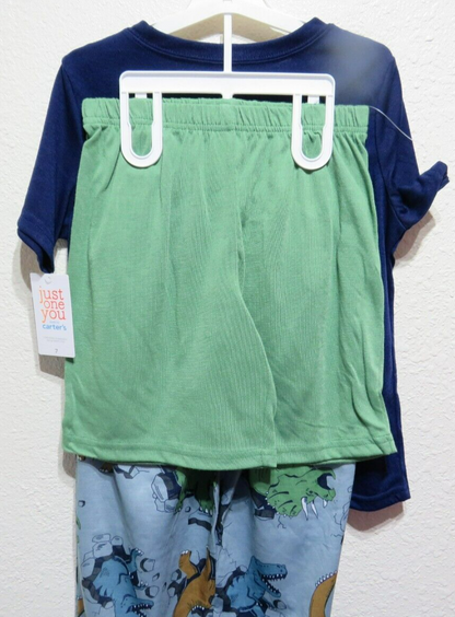 Just One You by Carter's 3pc Dinosaur Pajama Set - Size 7