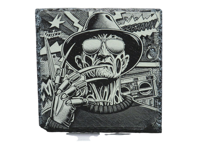 Laser Engraved Slate Coaster - FR2