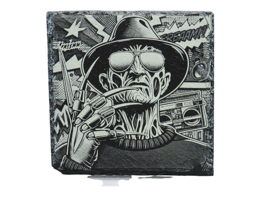 Laser Engraved Slate Coaster - FR2