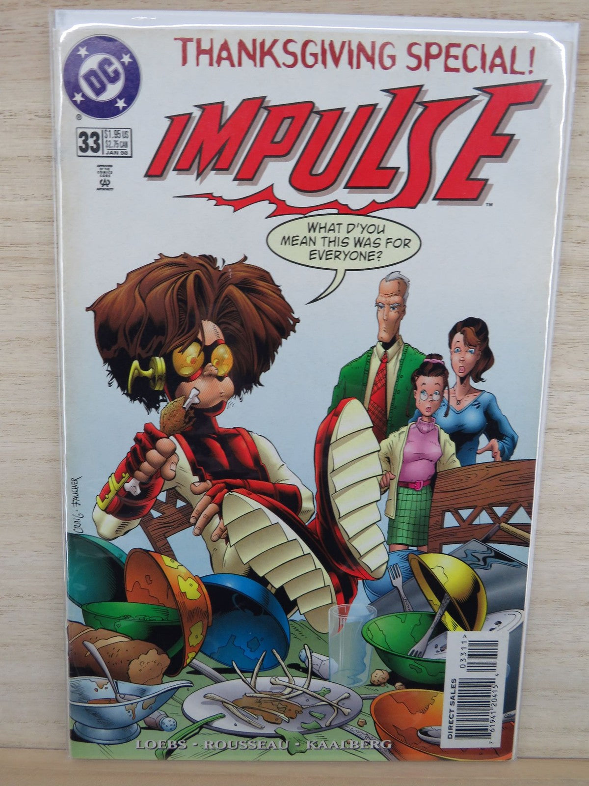 Impulse #33 January 1998 Thanksgiving Special - DC Comic