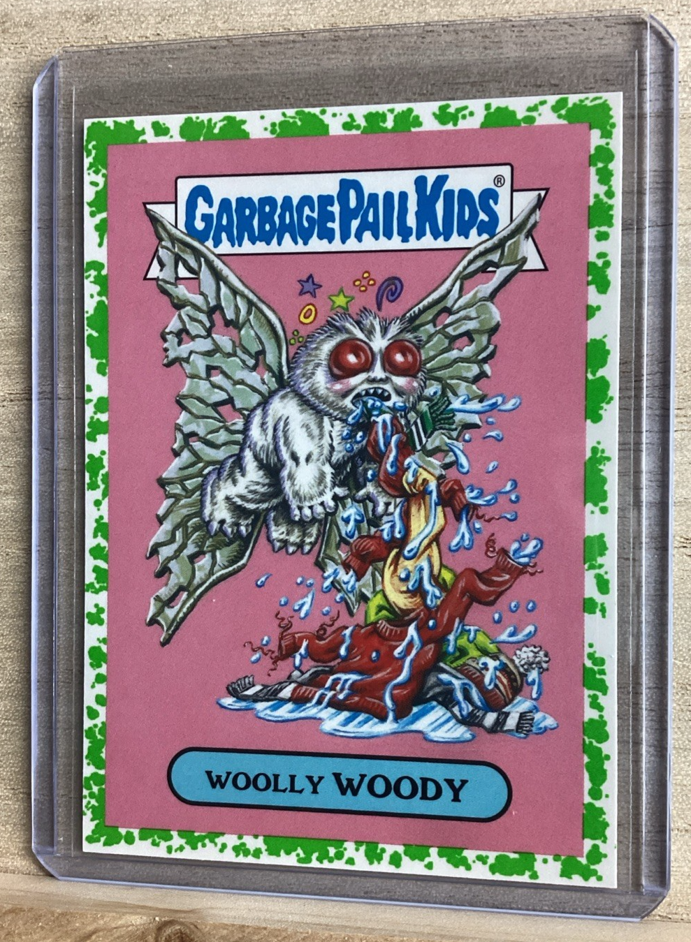 2018 Garbage Pail Kids - Woolly Woody - Green