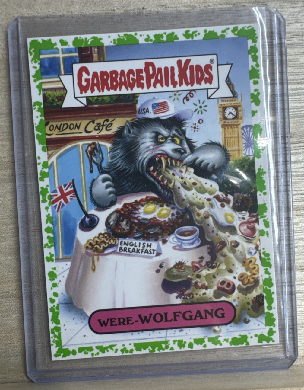 2018 Topps Garbage Pail Kids - Were Wolfgang - Green