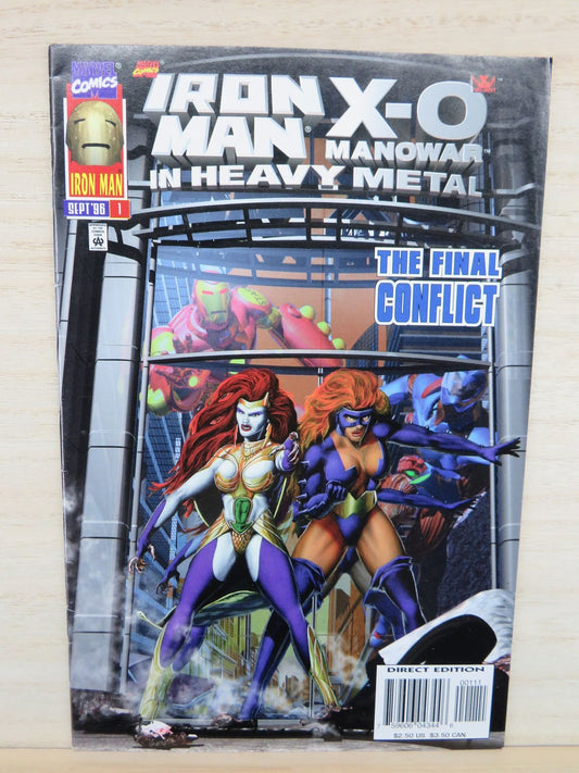Iron Man X-O Manowar In Heavy Metal #1 Sept 96 The Final Conflict - Marvel Comic